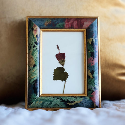 Turk's Cap in Vintage Floral Frame