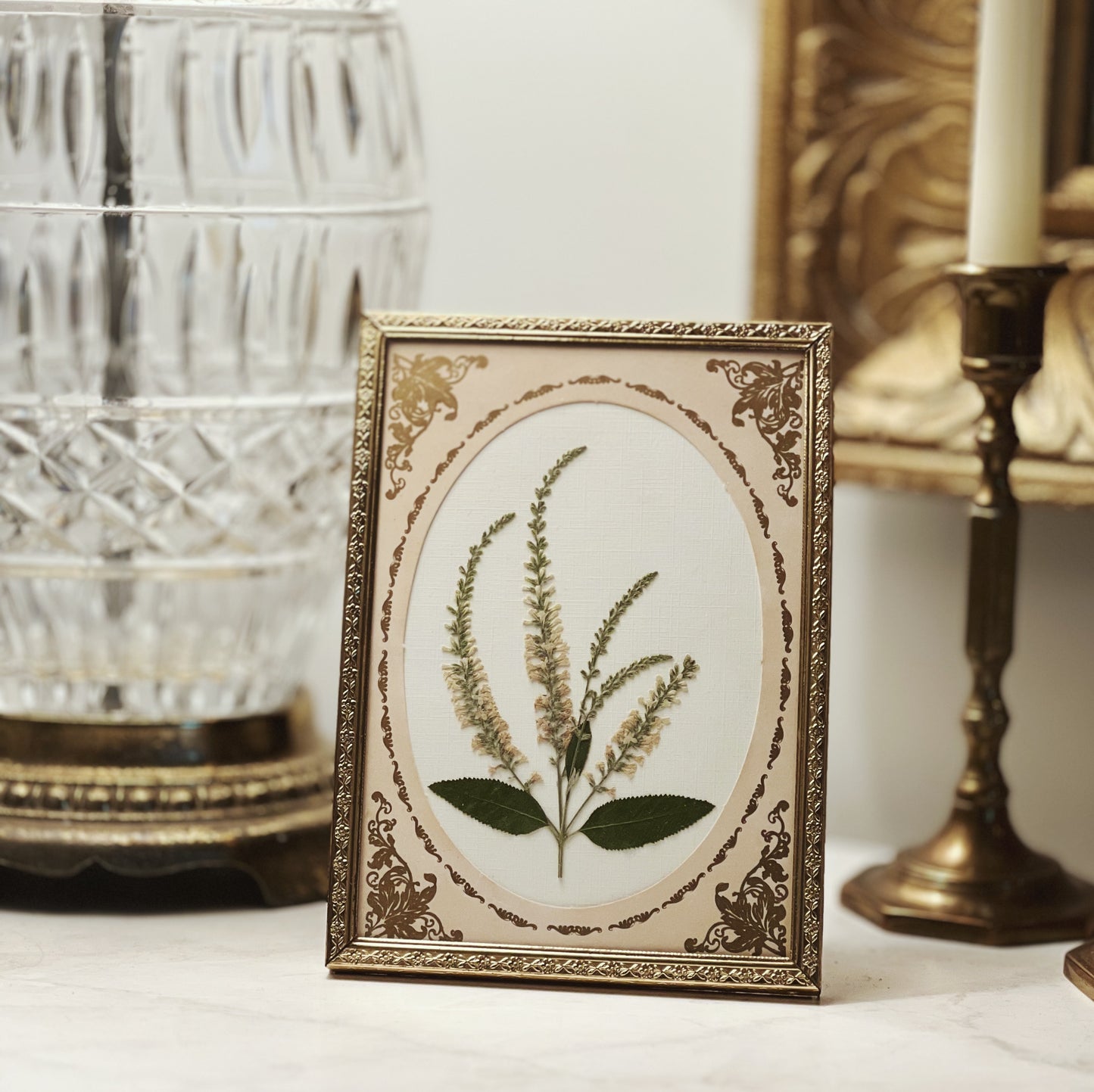 Sweet Almond in an Antique Gold Frame